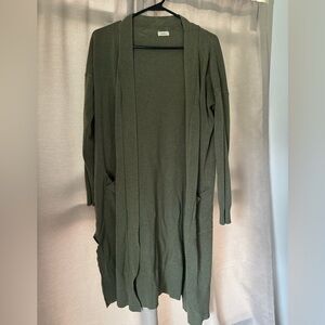 Green Target ( a new day) duster cardigan knee length